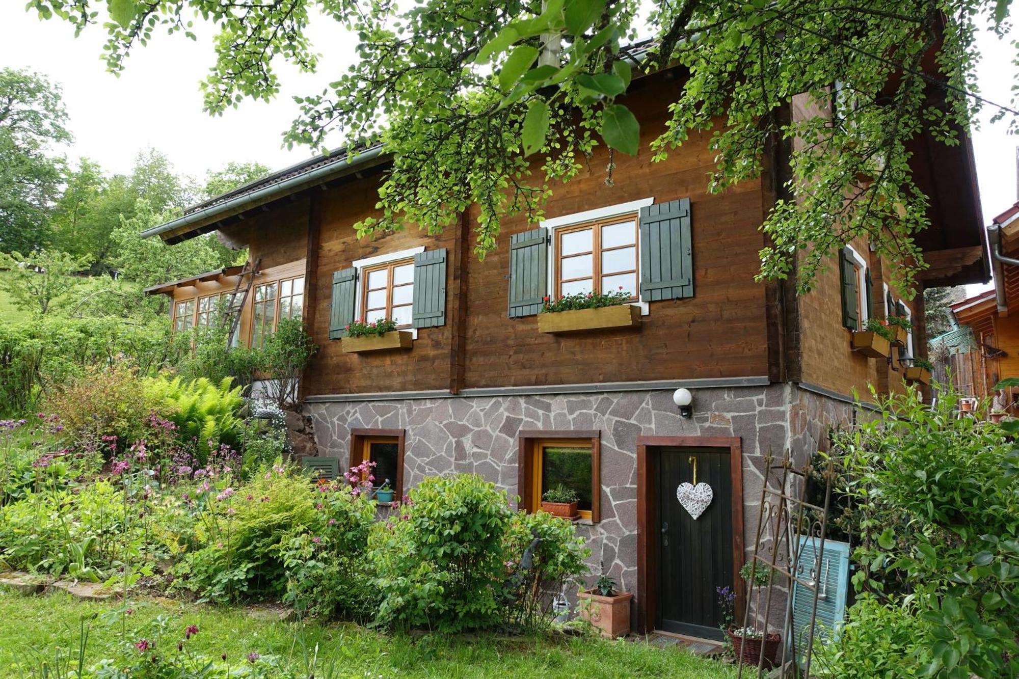 Blick In Den Garten Holzschlag Kültér fotó
