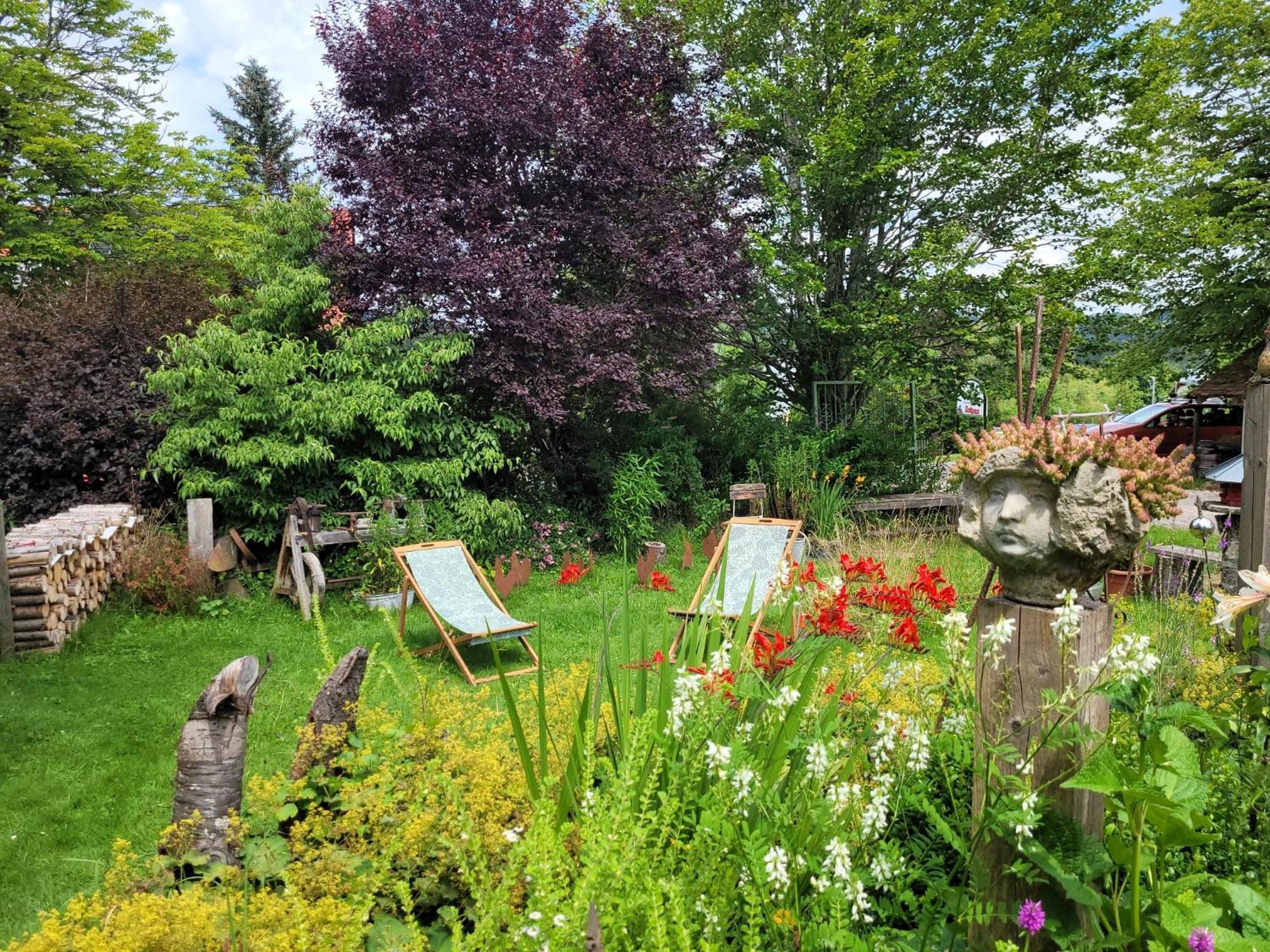 Blick In Den Garten Holzschlag Kültér fotó